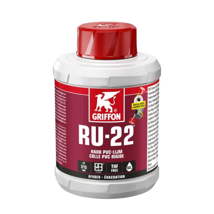 Griffon hard pvc lijm, RU-22, bus à 500 ml
