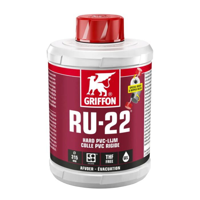 Griffon hard pvc lijm, RU-22, bus à 1000 ml