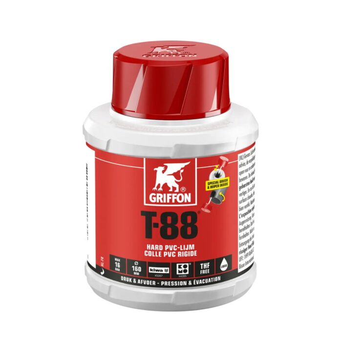 Griffon hard pvc lijm, T-88, bus à 250 ml
