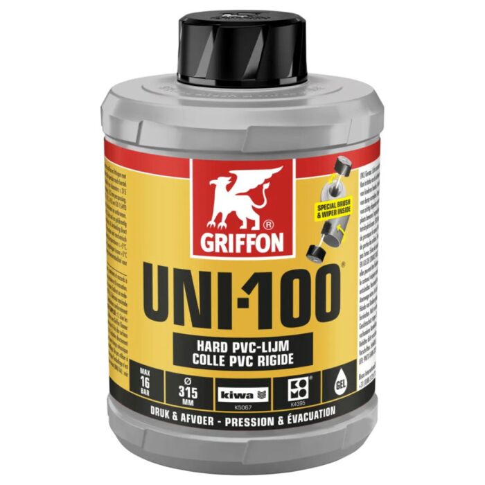 Griffon hard pvc lijm, Uni-100, bus à 1000 ml