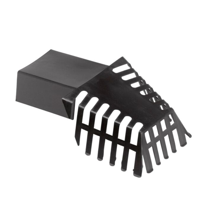 PE bladvanger zwart 60mm x 100mm