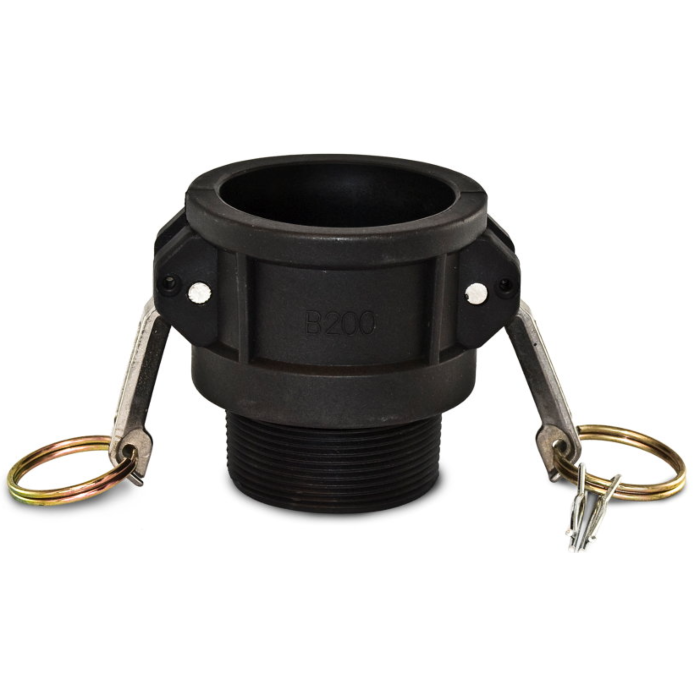 Camlock pp M-deel met slangtule type B