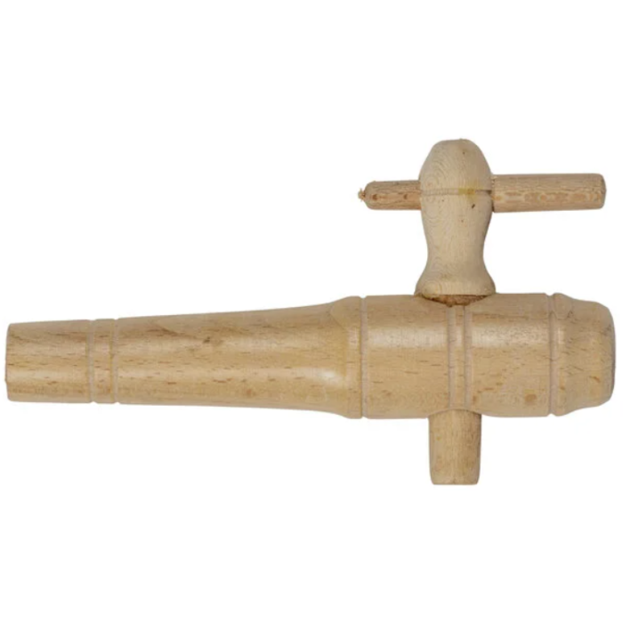 Houten Regenton Kraan circa ø 28mm - Nr. 4 Houten Regenton Kraan circa ø 28mm - Nr. 4