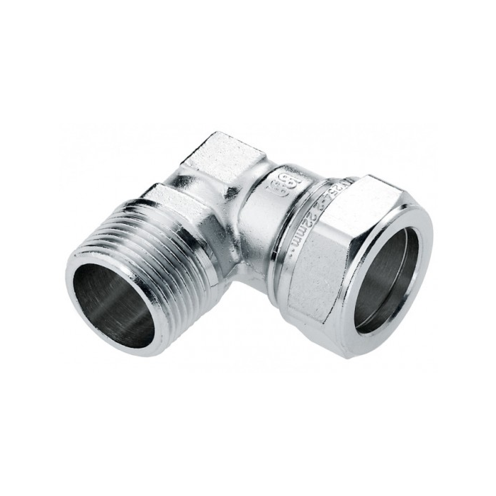 Bonfix messing draadknie vertind knel 15 mm x 1/2" buitendraad Bonfix messing draadknie vertind knel 15 mm x 1/2" buitendraad