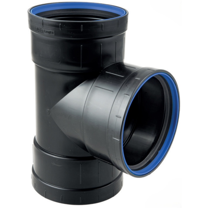 PP T-stuk 3 x manchet 90gr