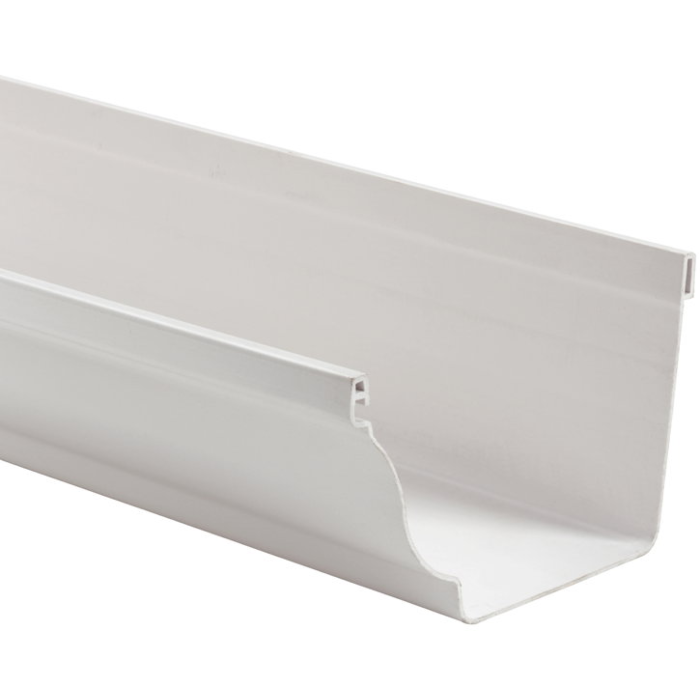 pvc dakgoot wit