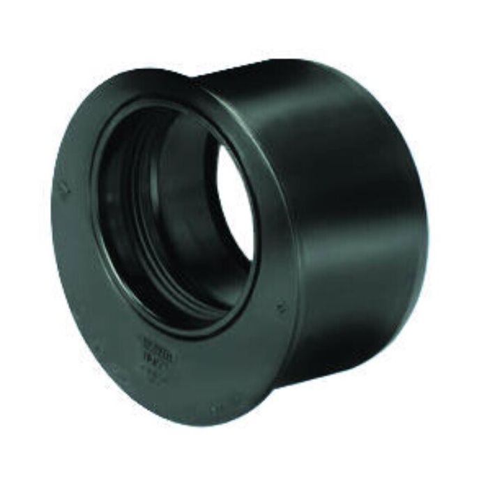 PP verloopring excentrisch zwart 110 mm x 50 mm