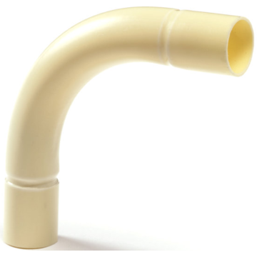 PVC Elektra Bocht 90° crème
