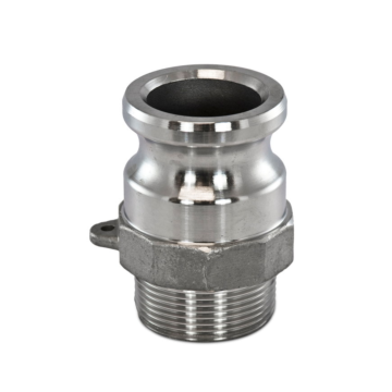 Camlock RVS snelkoppeling M-deel x buitendraad type F