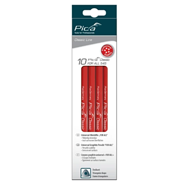 Pica Classic 540-24 Timmermanspotlood 24 cm 10 stuks