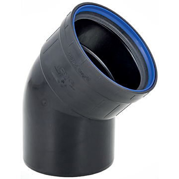 PP bocht 45° manchet x spie