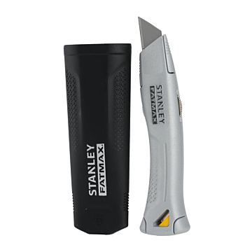Stanley vast mes Titan met holster zilver